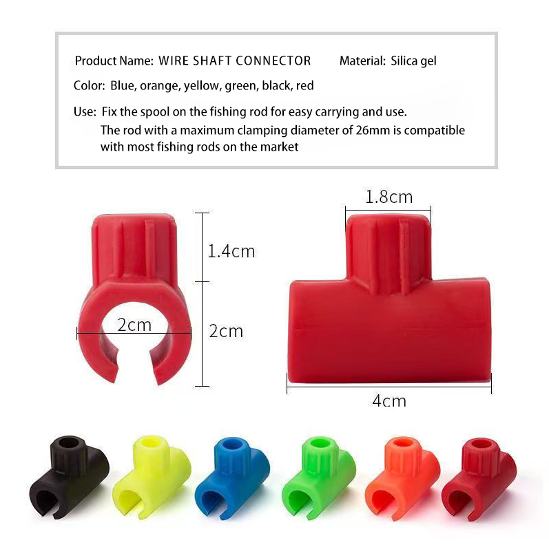 Fishing line storage - universal fishing line storage ring for fishing rods - silicone