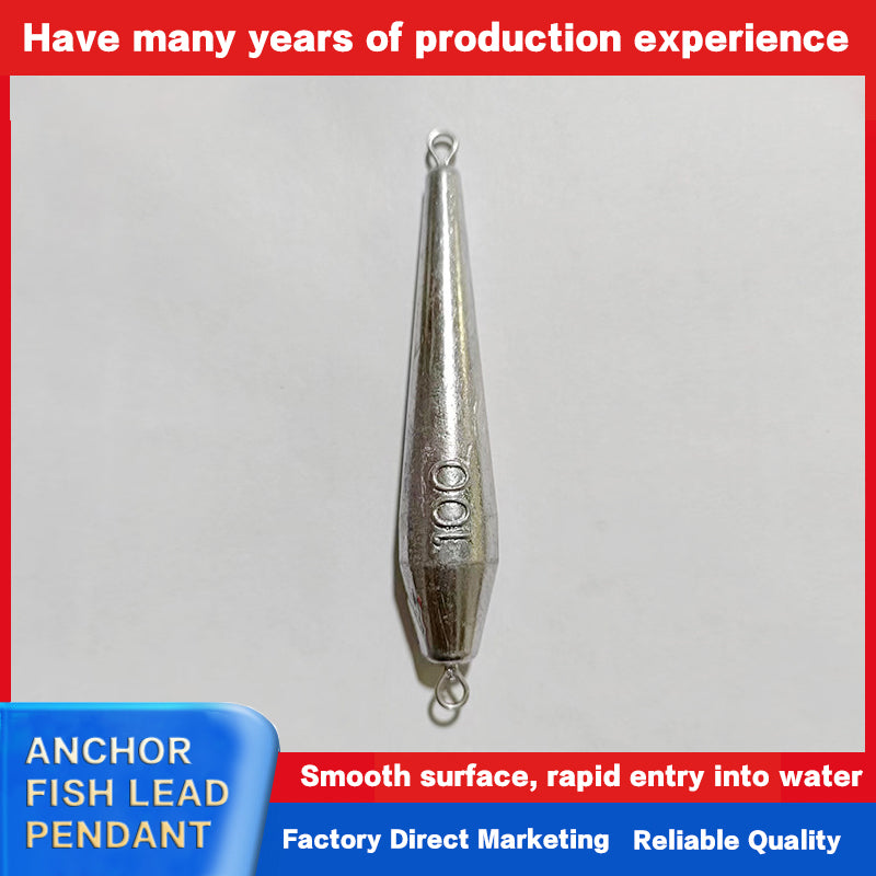 Double ring anchor fish lead sinker special for lures